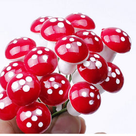 Kawaii Mini Red Mushroom