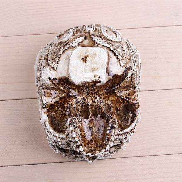 Human Skull Garden Decoration