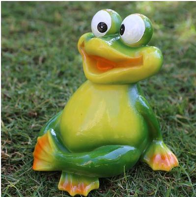 Simulated Frog Sculpture