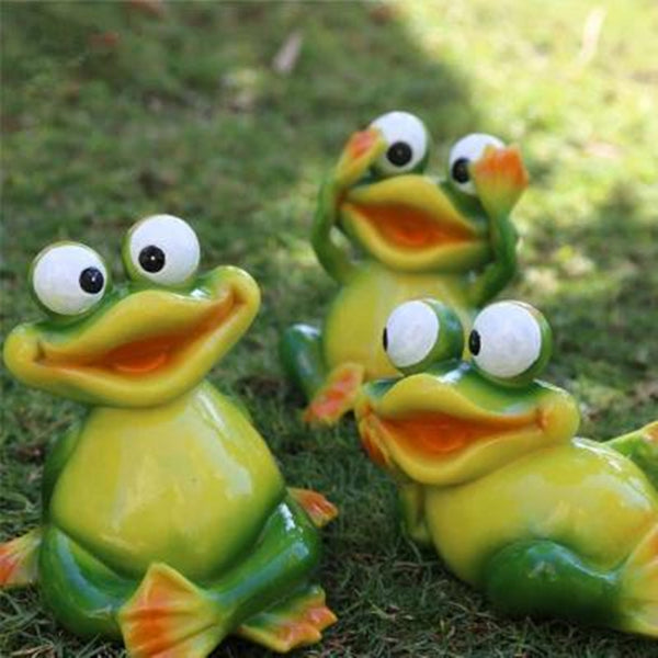 Simulated Frog Sculpture